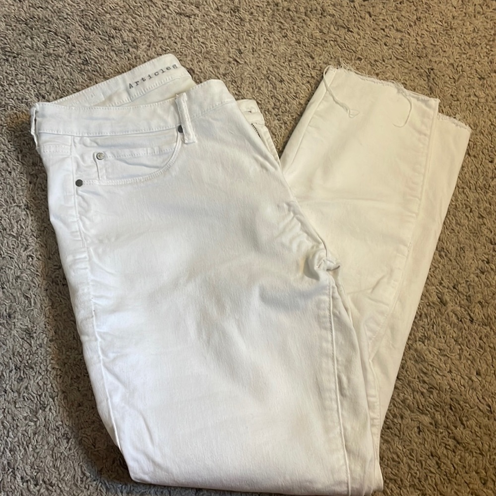 Articles of Society White Jeans